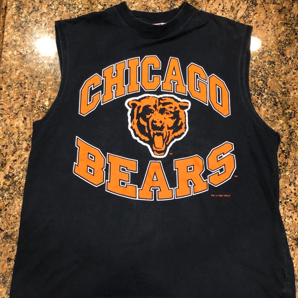 Chicago Bears Vintage Sleeveless T Shirt M